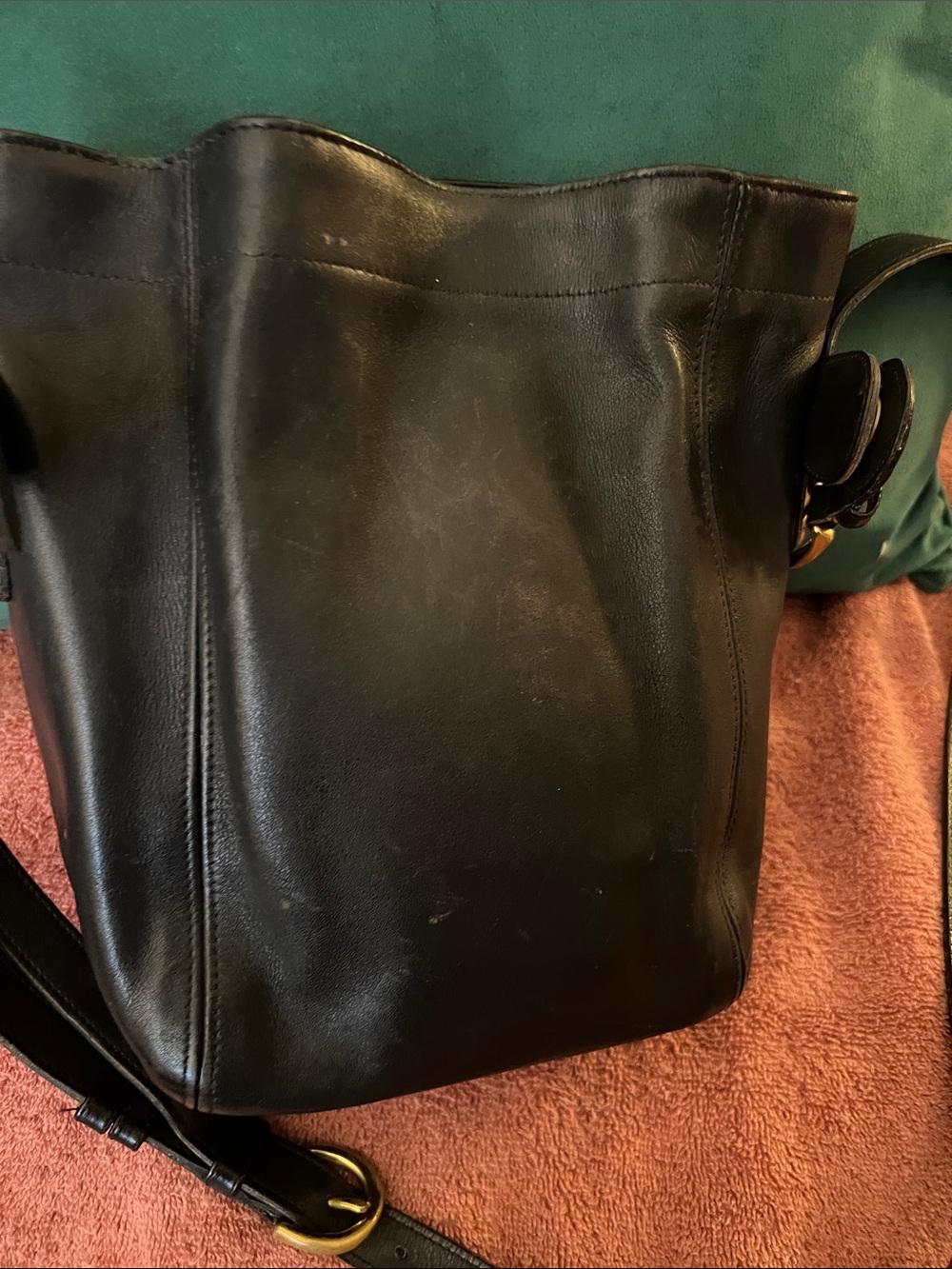 Coach 4156 Vintage EUC Soho Black Belted Crossbody - Picture 7 of 9
